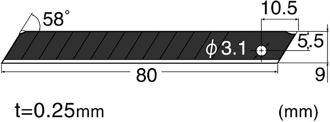 NT Cutter 9mm Ultra-Sharp, 50-Blade/Pack, 1 Pack - Image 3