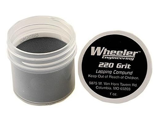 Wheeler 220 Grit Bore Lapping Compound, 1 oz Jar of Quality Abrasive Paste for Bore Lapping, Firearms, Gunsmithing