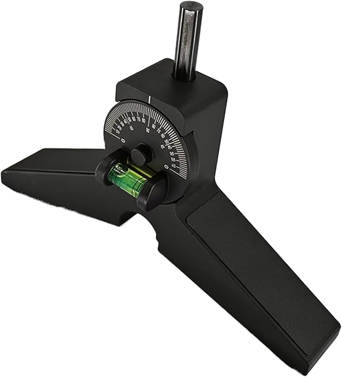 Magnetic Centering Head, Pipe Center Finder, Pipefitter Tools, Y-Shape w/Adjustable Dial Bubble Protractor (large size)