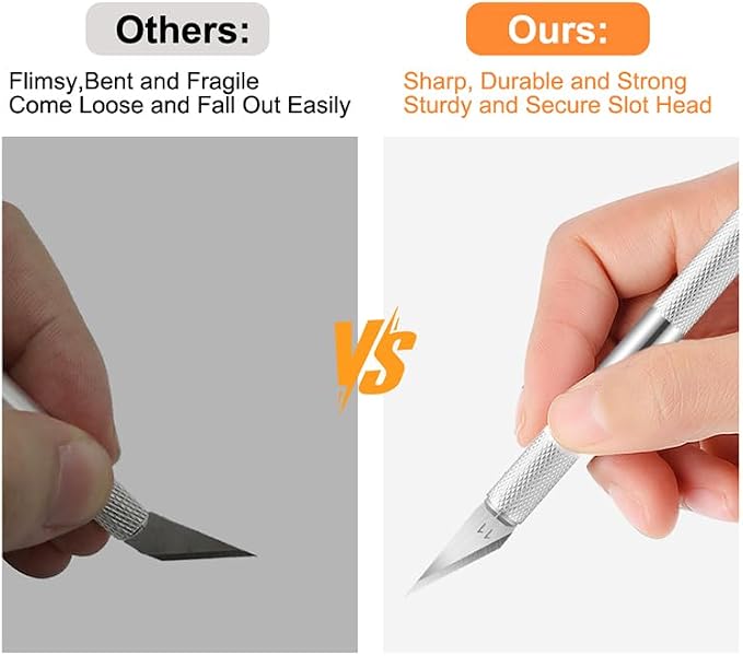 2PCS Craft Knife Hobby Knife - Image 3