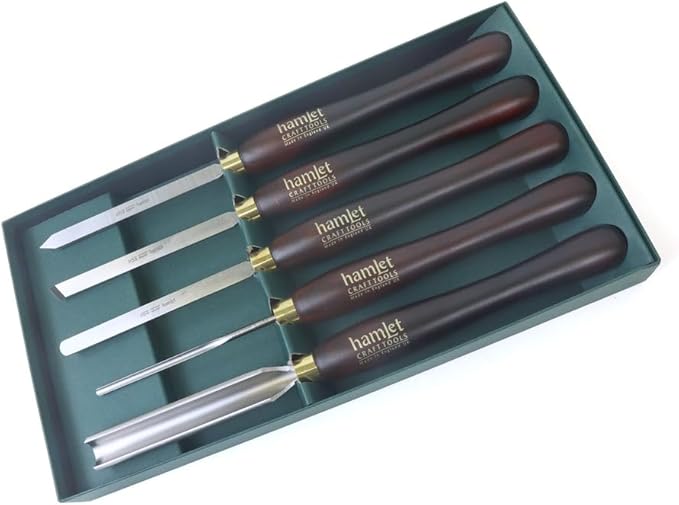 5-Piece Wood Turning Tools Boxed Set by Henry Taylor (HCT166)