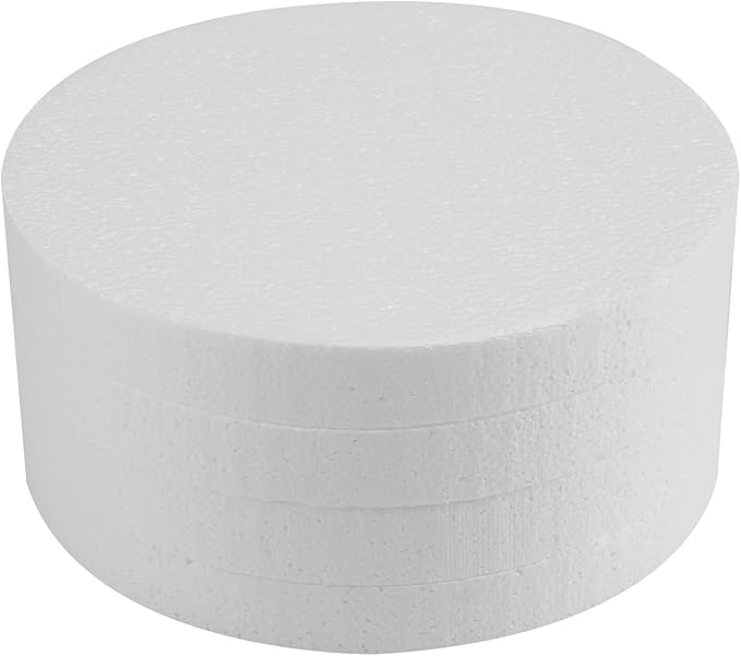 FFchuanhe 4 Pack Foam Circles for Crafts, Polystyrene Round Foam Discs for DIY - Image 6