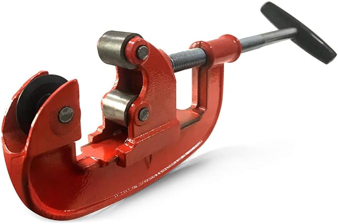 QWORK Professional Pipe Cutter Tool for 1-3" Pipes - Ideal for Plumbing, Automotive, and Construction Projects