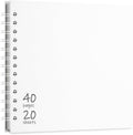 Vienrose DIY Scrapbook Album 8x8 Inch Hardcover Kraft Paper Scrap Book Photo by Vienrose