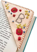 MOTEERLLU Personalized Hand Embroidered Corner Bookmark by MOTEERLLU