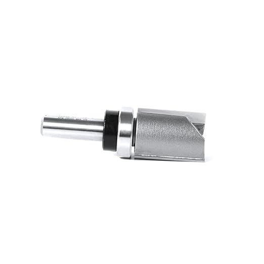 Amana Tool 45468 Carbide Tipped Flush Trim Plunge Template Router Bit 1-1/8 Dia x 1-1/2 x 1/2 Inch Shank with Upper Ball Bearing