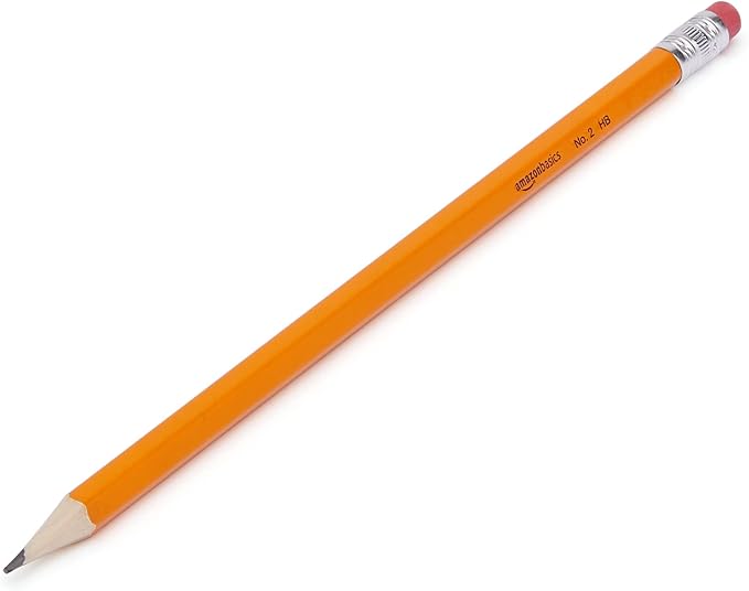 Amazon Basics Presharpened Wood Cased #2 HB Pencils - Image 3