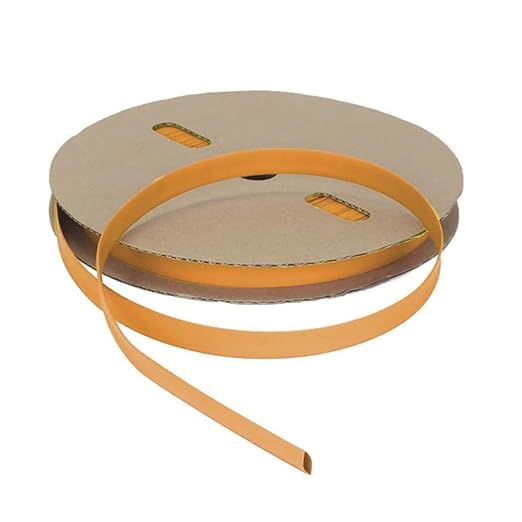 Kable Kontrol Heat Shrink Tubing - 1-1/2” Inch - 100' Ft Long, Orange Polyolefin - 2:1 Industrial Shrink Tube & Cable Sleeve for Electrical Wire Insulation - Rated for 600 V