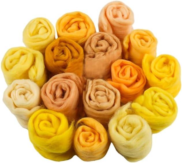 16 Types of Yellow Wool 2.82oz Suitable - Image 2