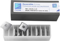 12mm Square Straight Carbide Cutters, for Woodturning Replacement Cutter Knives, Fits Spiral, Helical Planer Cutter, Wood Lathe Turning Tool, 10-Piece (12x12x1.5-35°)
