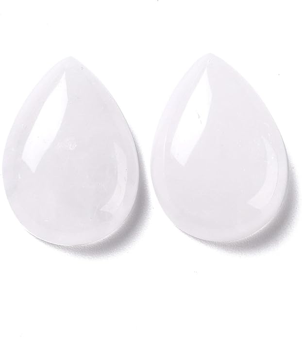 Fashewelry Natural Teardrop Flat Back Cabochons Beads - Image 2