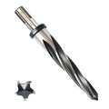 3/4" Reamer Drill Bit for Metal, M2 HSS Taper Reamer for Steel, Alloy, Wood, Plastic to Align, Enlarge Holes – 5-Spiral Flutes, 1/2" Non-Slip Shank, 19mm Car Reamer, Bridge Construction Reamer.