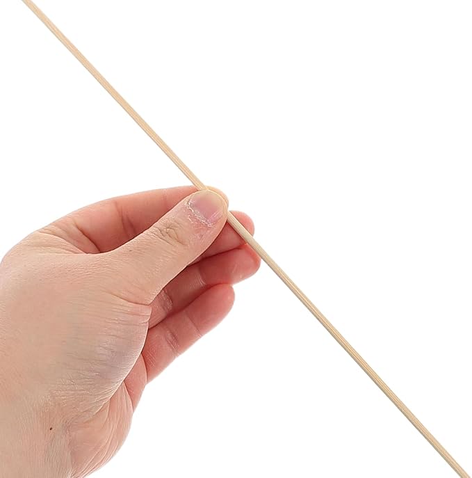 Abaodam 20Pcs Bamboo Kite Sticks, 23.4 Inch Thin Wood Long Dowels - Image 6