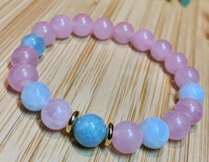 Zenkeeper 108 Pcs Natural Aquamarine Beads - Image 5