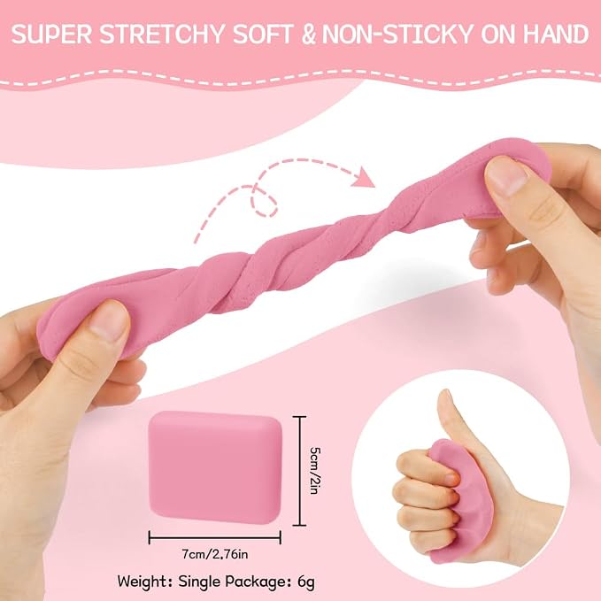 Ainiv Air Dry Clay Kit, 60 Colors DIY Model Magic Clay - Image 2