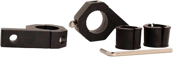 Bar Clamps 3/4 inch, Light Mount Brackets for 0.75" (19mm) Tube Clamp (Pack of 2)