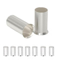 100Pcs Wire Ferrules Kit AWG2 Tinned Copper Crimp Connector Non Insulated Electrical Cable Pin Cord End Terminal Assortment Kit for Electric Connectors (EN35-16