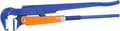 Swedish Pattern Type A pipe Wrench: Size 1" with 40 mm Max Jaw Opening, 12 inch x 90 Degree Angle Corner Pipework, Red Lacquered Finish