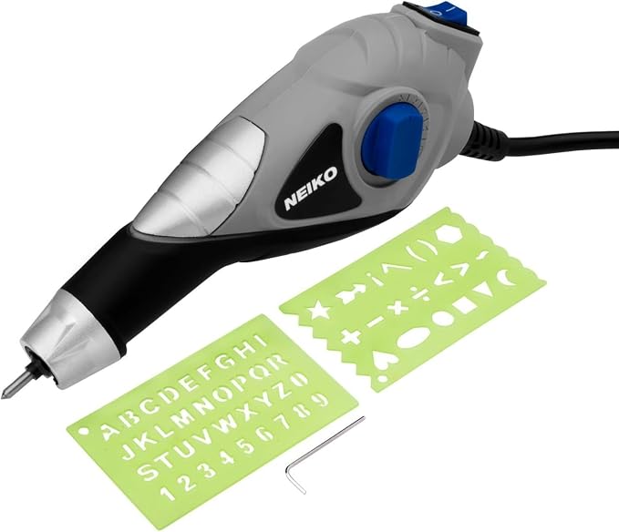 NEIKO 10576A Handheld Electric Engraver Tool, Etching Tool, Tungsten Carbide Tip by NeikoTools