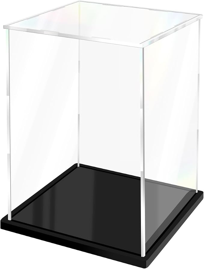 Clear Acrylic Display Case for Collectibles Assemble Doll Display Case by XINISS