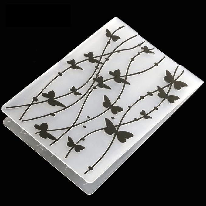 10 Styles Plastic Embossing Folder DIY Craft Template Molds Stamp Stencils - Image 3
