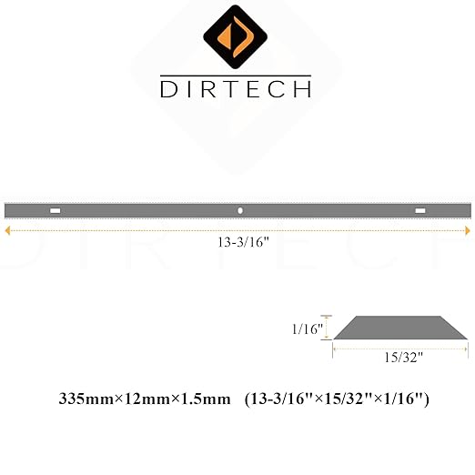 13" HSS Planer Blades Cutters for Hitachi P13F Thickness Planer Replacement for 726-341 Planer Knives, Double Edges, 4 Pcs
