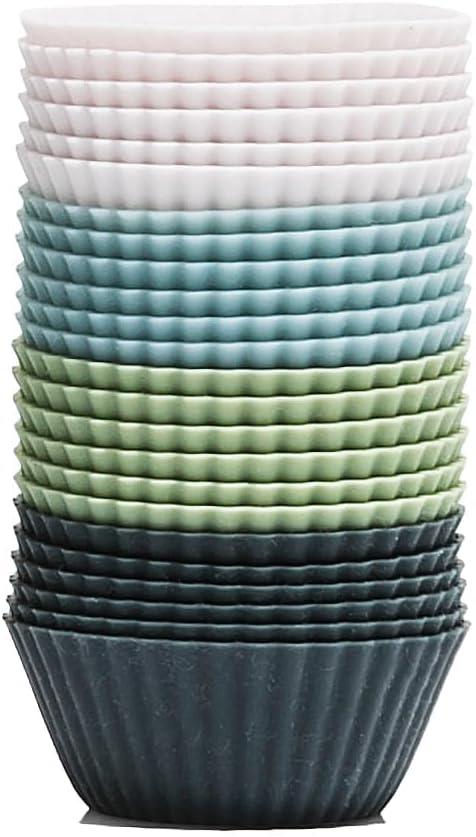 The Silicone Kitchen Reusable Mini Silicone Baking Cup, BPA Free, Dishwasher - Image 2