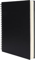 8.5x11inches Hardbound Sketch Book, Spiral Bound Sketch Pad, 80-Sheets 90gsm by KEVINSASACRAFTS