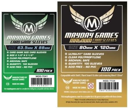 Mayday Games Nucleum Compatible Card Sleeves by MAYDAYGAMES