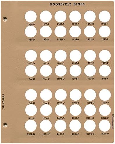 Dansco US Roosevelt Dime Coin Album 1946 - Image 4
