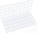 IOOLEEM 32 Grids Plastic Bead Organizer Box, Organizer Container Storage Box by IOOLEEM