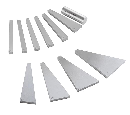 Accusize Industrial Tools 10 Pcs Precision Angle Block Set, 3602-0111