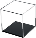 Clear Acrylic Boxes for Collectibles Display, Removable Countertop Storage Box by KCGANI