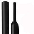 XHF 5/8 Inch (15mm) 3:1 Waterproof Heat Shrink Tubing Marine Grade Wire Cable Adhesive Lined Tube Insulation Seal Against Moisture Corrosion and Air Leakage, 4 Ft Black