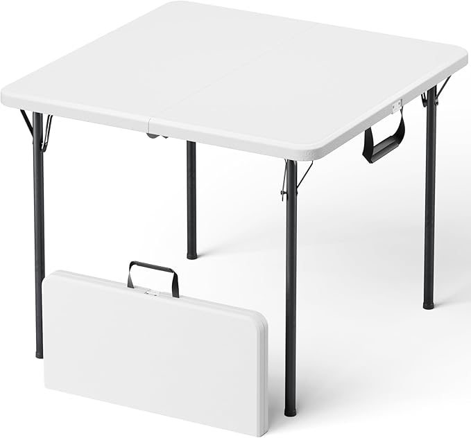 Folding Table, 36 Inch Square Foldable Card Table by FoldingFurniture