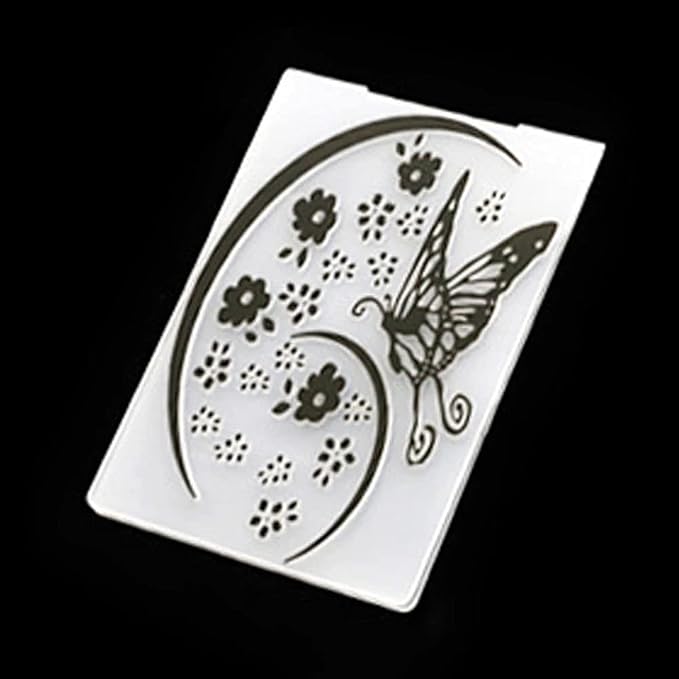 10 Styles Plastic Embossing Folder DIY Craft Template Molds Stamp Stencils - Image 7