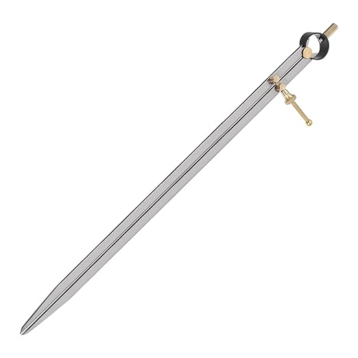 Spring Joint Caliper - [20 Inch] Carbon Steel Spring Divider Caliper with Brass Fulcrum for Metalworking Drawing Use, Flat Leg