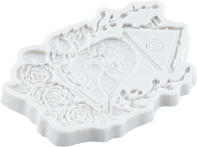3D Bird Polymer Clay Mold Bird House and Owl Silicone Molds - Image 4
