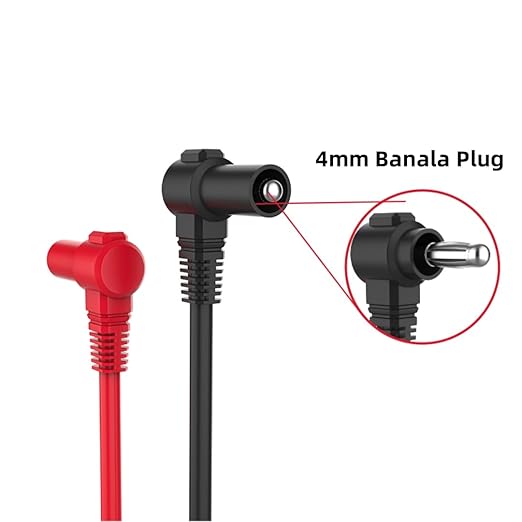 BES Electrician Test Leads CAT III 2000V 20A Probe,Multimeter Test Leads Plug,Digital Multimeter Test Leads Probes Electrical Test Probe