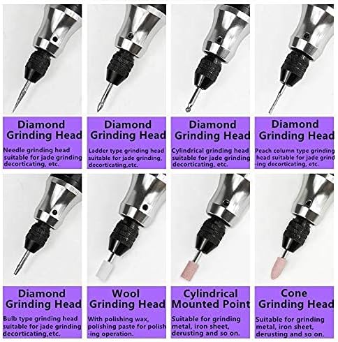 Engraving Pen Portable Electric Engraving Tool Kit, Rechargeable Engraver Machine for Metal Glass Wood Leather Jewellery Carving Drilling Lettering