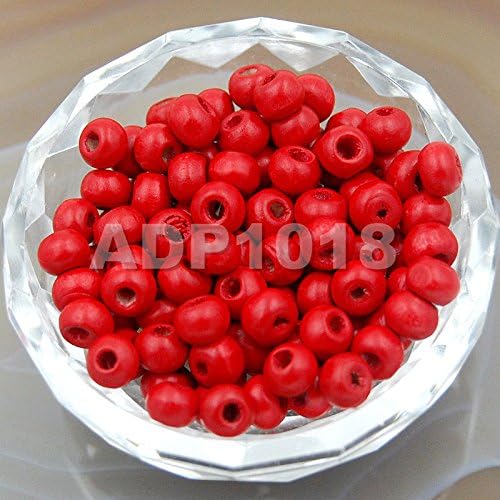 AD Beads Wood Spacer Loose Wooden Craft Beads Big Hole Beads Assorted - Image 2