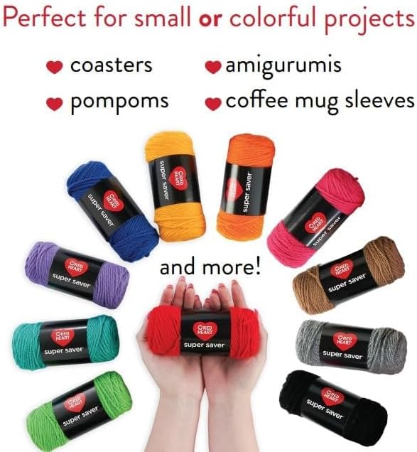 Red Heart Super Saver Super Yarn Craft Kit - Image 3