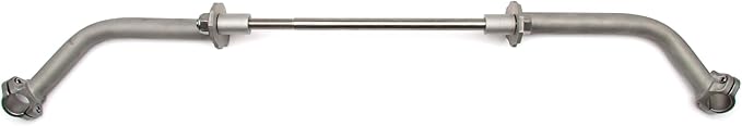Reinforcement Crash Bars Compatible with BMW R 1300 GS OEM Accessory Crash Bars – 1 Inch Diameter Stainless Steel Tubing - Alloy Clamps with Thick Flanges for Extra Strength & Safety - Silver