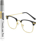 Light Gold Eyeglass Frame Touch Up Paint Pen, All-in-One Touch Up Kit by BIOOICH