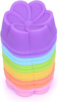 Mini Silicone Muffin Cups, 24 Pack Reusable Cupcake Molds, Round | Nonstick 2 by Bakebaking