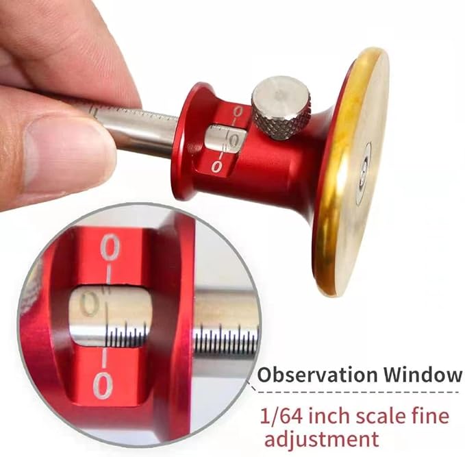 YOSELIN Wheel Marking Gauge,2 Wheel Cutter,Orking Gauges,Marking Guide Wood Marking Knife Woodworking Scribing Tools Dovetail Guide Woodworking Marking Tools,Imperial Scales.