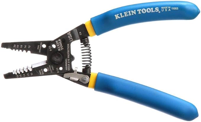 Klein Tools 11055EP Wire Cutter and Stripper, Made in USA, Stranded and Solid - Image 3