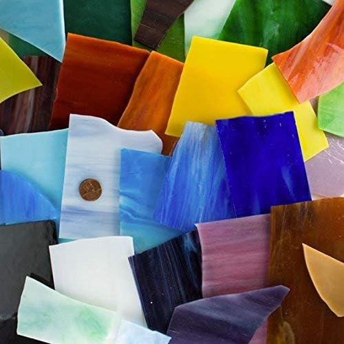 Lanyani Glass Mosaics Pieces Stained Glass, 1kg/35 Ounce - Image 2