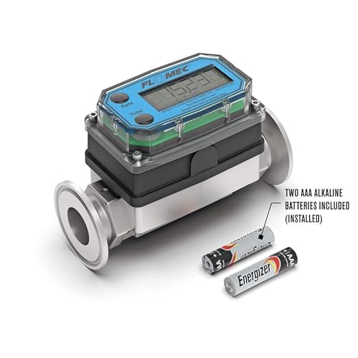 G2 Series, Turbine, High-Temperature Brew Meter, 3/4 Inch Pipe Size, 1 Inch Tri-Clamp Fitting G2S07TH9GMX