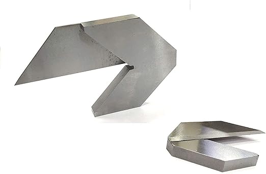 Tool Steel Center Centre Square Finder- Center Squares/Finders-Finds Center of Round Bar (3'' (75 mm) Diameter)